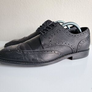 Mr. B’s Gentlemen Boutique‎ Aldo Men 9 Black Leather Dress Shoes Lace Oxford
